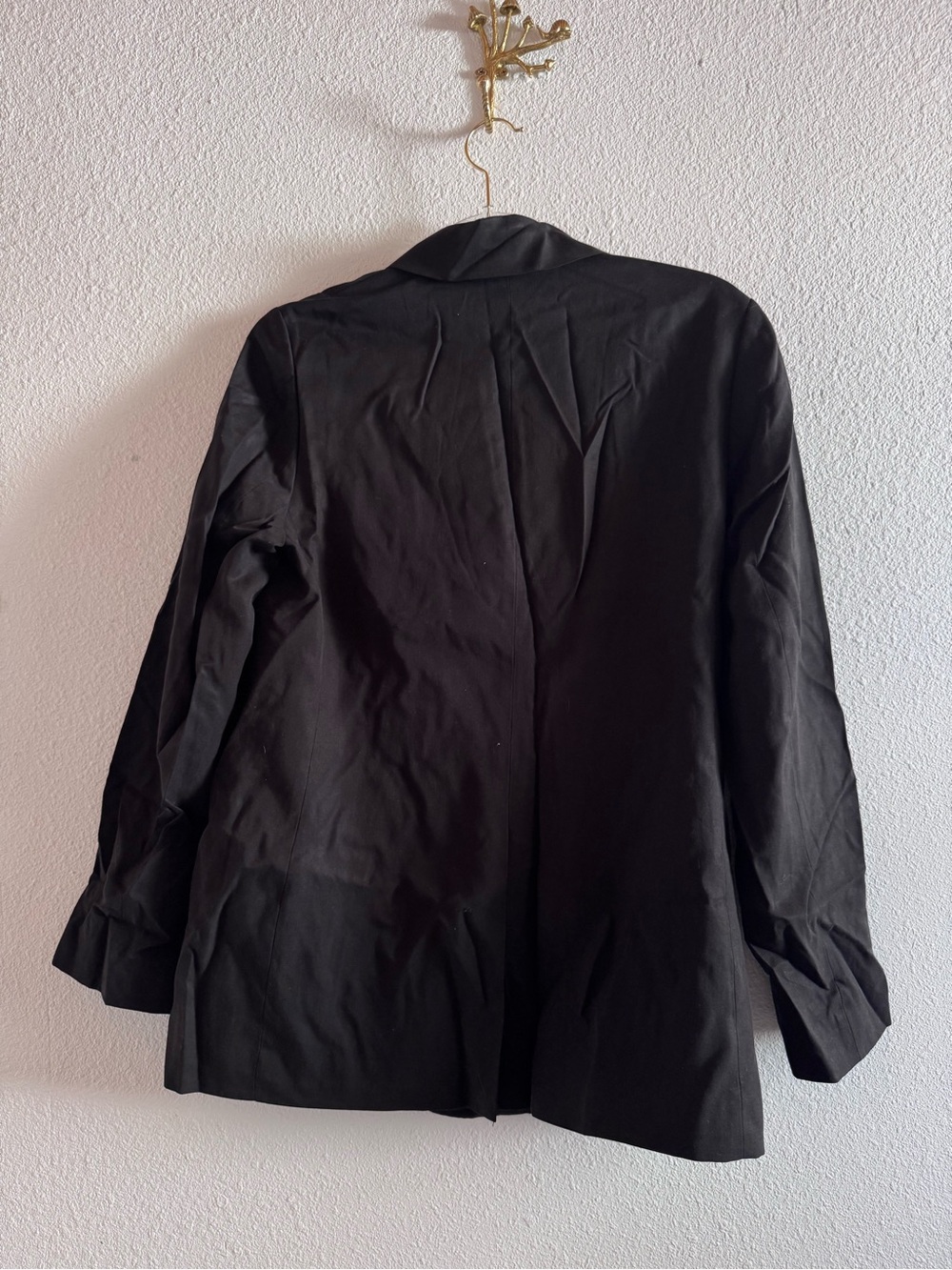 VINCE Double-Breasted Black Women's Blazer Jacket Tencel Sz: 6 - Picture 3 of 6